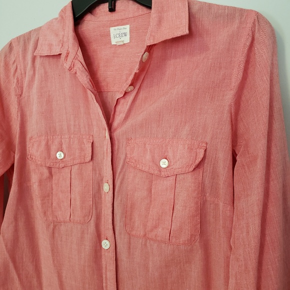 J. Crew Tops - J. Crew Lightweight Button Up Shirt